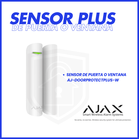 Sensor Magnético AJAX plus AJ-DOORPROTECTPLUS-W Sensor Magnético AJAX plus AJ-DOORPROTECTPLUS-W