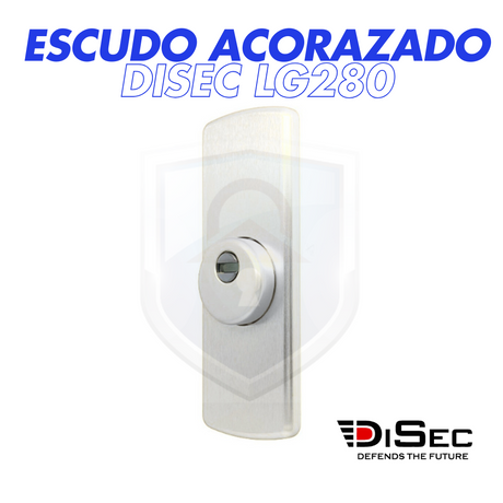 ESCUDO DISEC LG280 EZCURRA PLATA