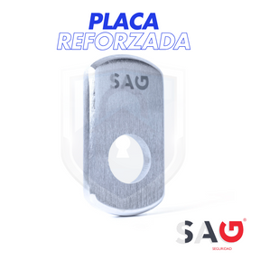placa reforzada sag plata