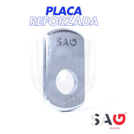 placa reforzada sag plata