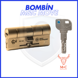Bombín M&C MOVE Alta Seguridad – Llave con Pieza Móvil SKG***