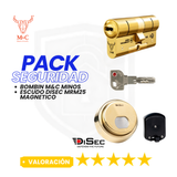 Pack de Seguridad M&C Minos + Escudo Magnético DISEC MRM25