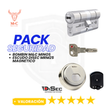Pack de Seguridad M&C Minos + Escudo Magnético DISEC MRM25