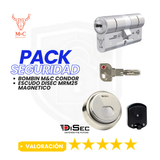 Pack de Seguridad M&C Condor + Escudo Magnético DISEC MRM25