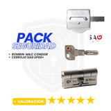Pack Cerrojo SAG EP60 + Bombín M&C Condor (Llaves Iguales)