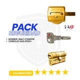 Pack Cerrojo SAG EP60 + Bombín M&C Condor (Llaves Iguales)