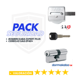 Pack Cerrojo SAG EP40 + Bombín KABA Expert Plus (Llaves Iguales)