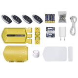 Cerradura Invisible Golden Shield 120dB – Sin Llave, con Alarma