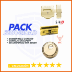 PACK DE SEGURIDAD CERROJO SAG EP50+M&C CONDOR + ESCUDO BASSET LATON