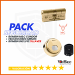 PACK BOMBIN M&C CONDOR + ESCUDO DISEC MRM25 D ORADO