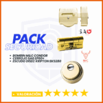 PACK DE SEGURIDAD CERROJO SAG EP50+M&C CONDOR + DISEC KRIPTON LATON