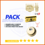 PACK DE SEGURIDAD CERROJO SAG EP50+M&C CONDOR + DISEC ROK LATON