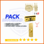 PACK DE SEGURIDAD CERROJO SAG EP60+M&C CONDOR + DISEC lg280 LATON