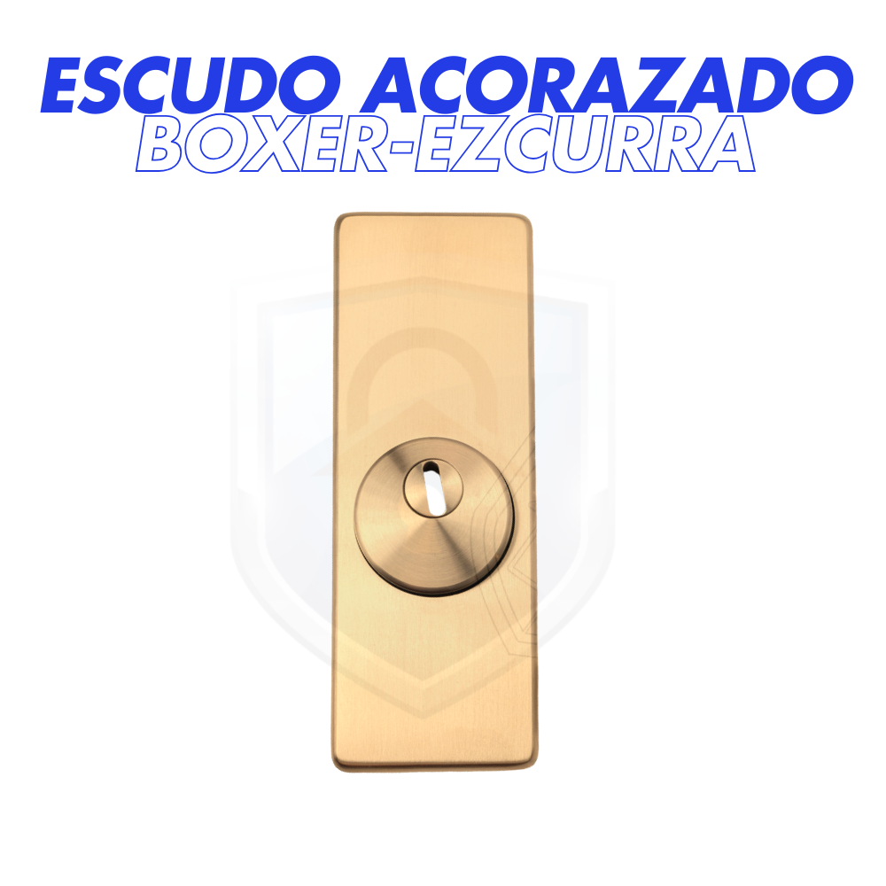 escudo acorazado boxer laton