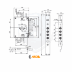 cerradura perfil europeo para kiuso