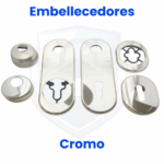 Juego embellecedores bronce interiores y exteriores dierre