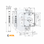 INFO CERRADURA DIERRE 73 MM Seguridad Cerrajeros Madrid