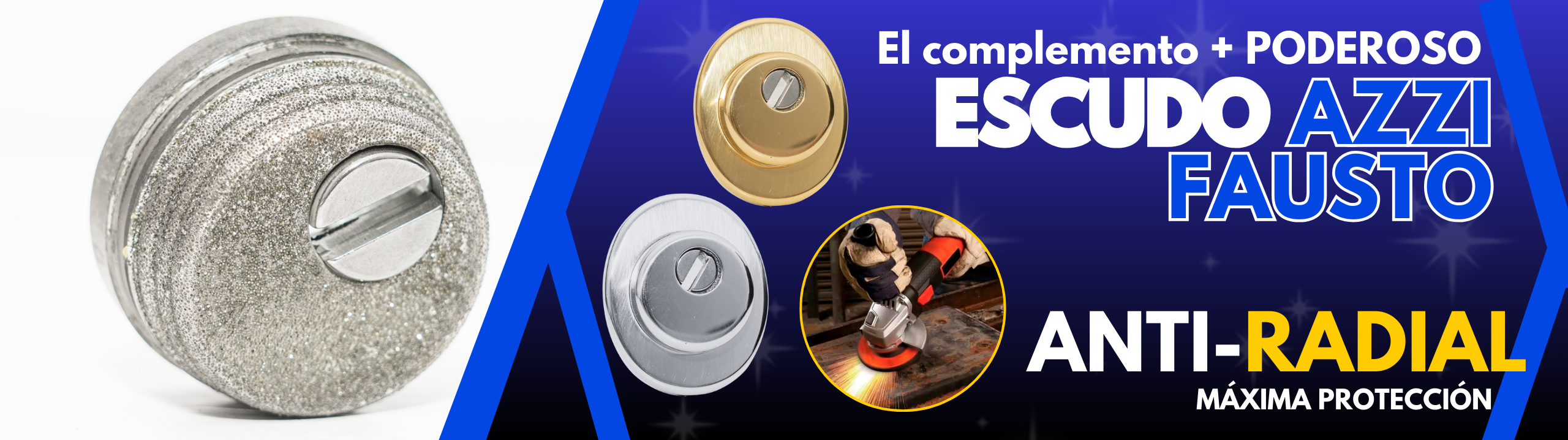 ESCUDO ANTIRADIAL AZZI FAUSTO 1 Seguridad Cerrajeros Madrid